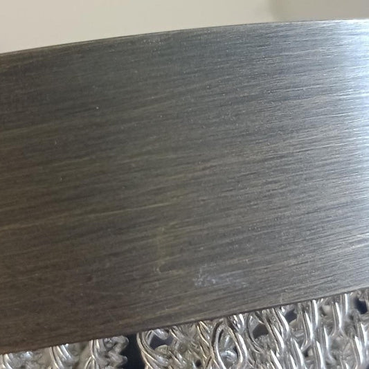 Imperfect IP44 Silver Chain Mini Crescent Wall Light in Bronze - 88