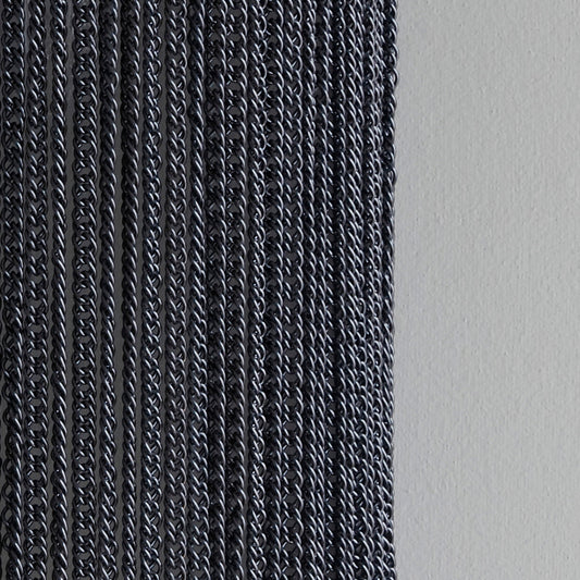 Ex-display Black Chain Maxi Pendant Light with Bronze Pendant Kit