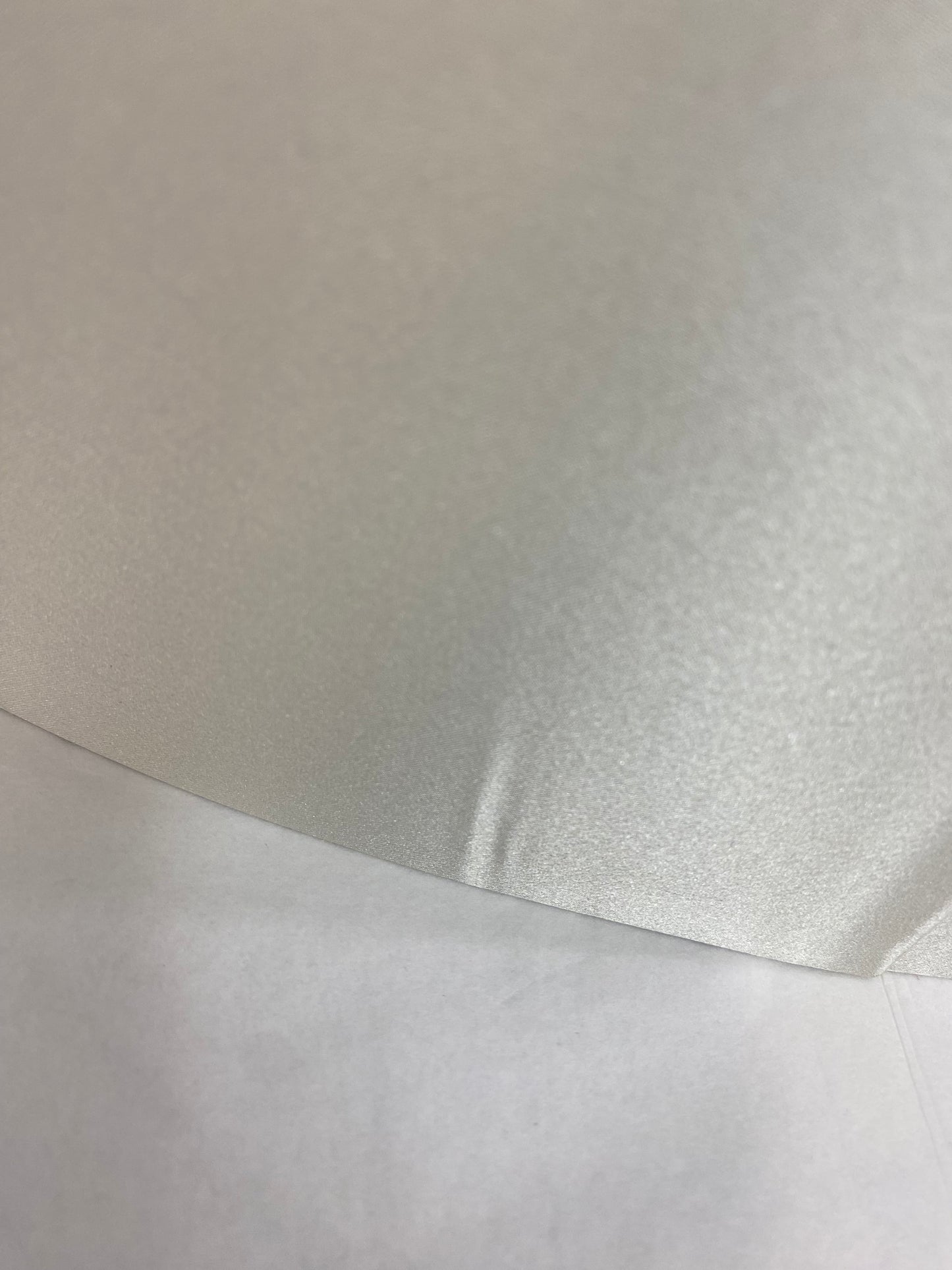 Imperfect Stem Table Lamp in Gold with a Silver Silk Douppion Shade