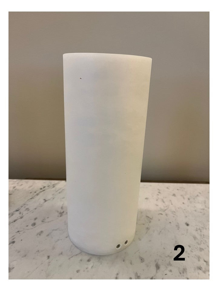 End of Line Compass Wall Light in Gold with Alabaster Shade  3 available