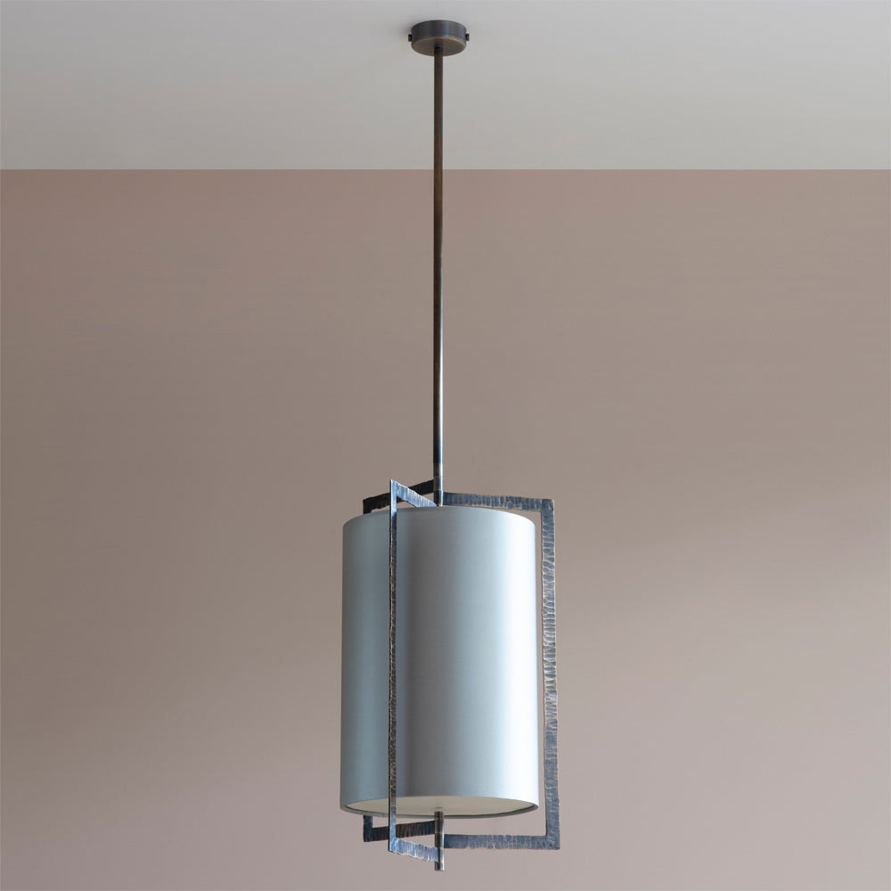 Ex-Display Small Dapple Ceiling Light with Steel Shade- 2 Available