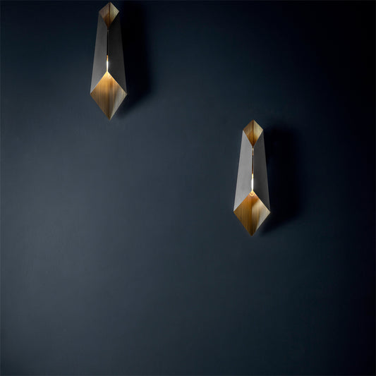 Imperfect Bronze Fold Wall Light - 802, 803