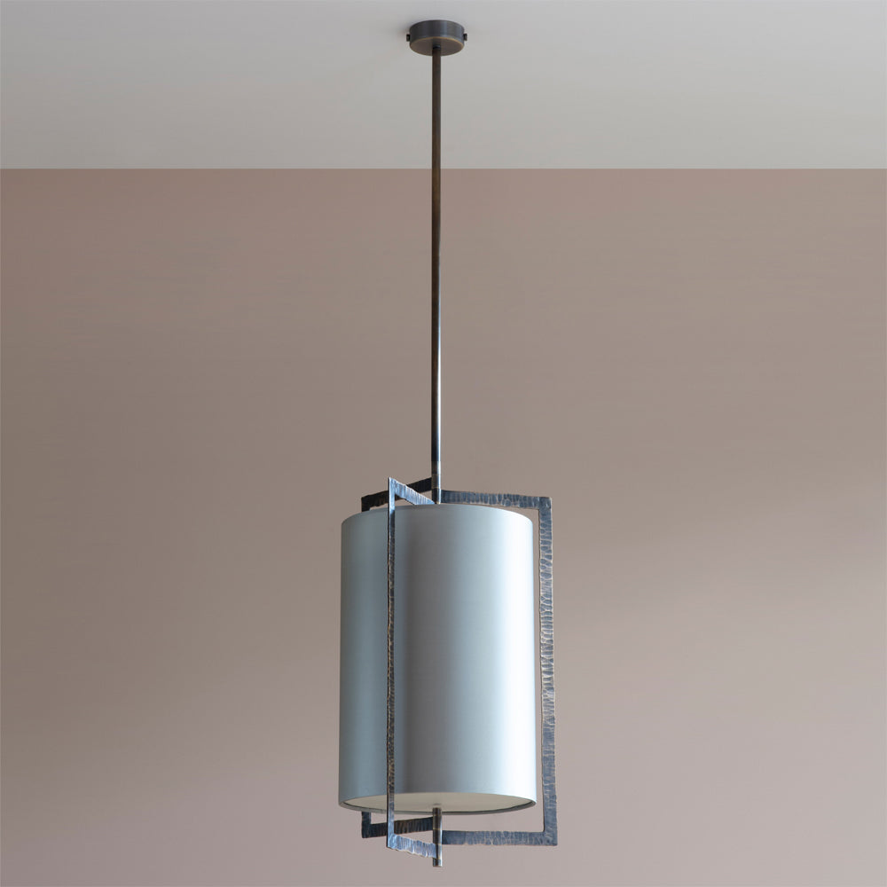 Ex-Display Small Dapple Ceiling Light with Silver Shade - 5011