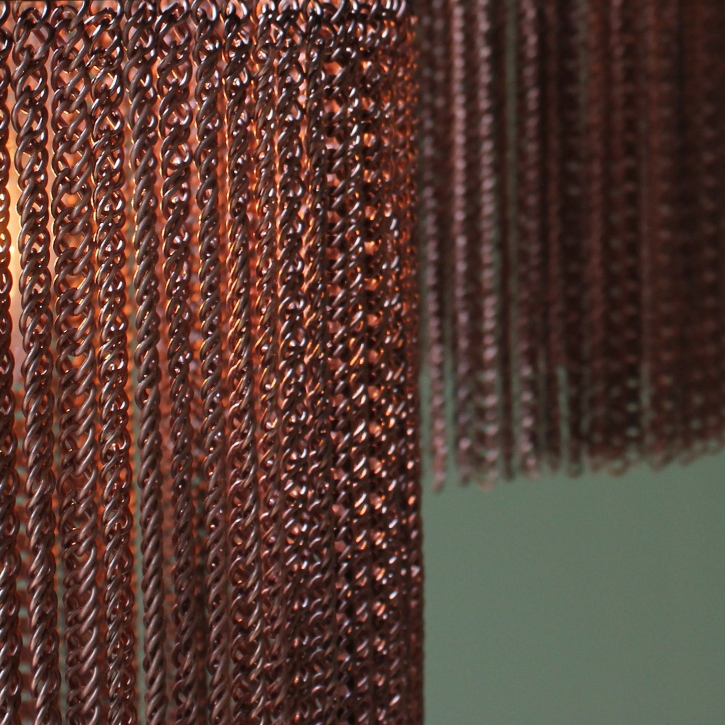 Ex-Display Copper Chain Maxi Pendant with Bronze 5000. 628 629